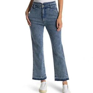 NWT Faherty Brand Women's High Waisted Pleated 'Rikki' Jean - Size 27